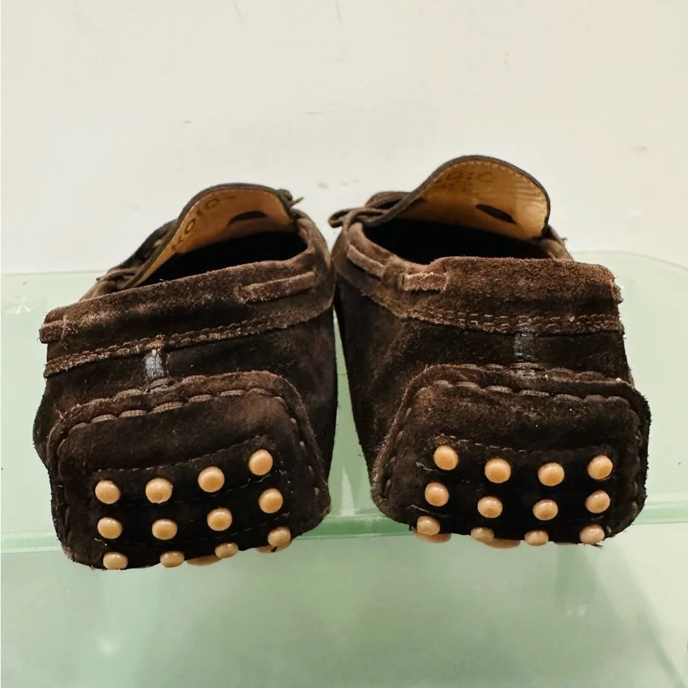 Koio Maranello in Brown ‎ Suede Shoes loafers Mens Size 10 M